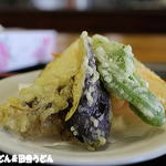 だるまや - 地元野菜の天ぷら