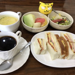 ラ・マルセイユ - 日替わりモーニング（サンド）400円（税込）