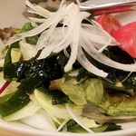 笑助 - ワカメのグリーンサラダ