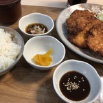 二代目 男寿狼 - 鶏かつ定食(850円)