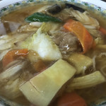 醤油亭 - 広東麺。