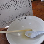 青竹手打ラーメン 日向屋 - いやぁ～、旨かったぁ～！