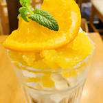 有機茶寮 byソルビバ - オレンジゼリーのさっぱり夏パフェ¥780-