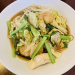 chinese cooking 杏 - あんかけ焼そば750円