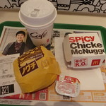 マクドナルド - ノグチ&スパイシーチキンナゲット＆ホットコーヒーⅯ