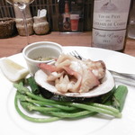 鉄板焼き Oribe - ホッキ貝バター焼き