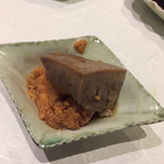 鮨 心白 - クロムツの肝と金目鯛の卵の煮付　これはとてつもなく美味い