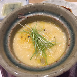 鮨 心白 - この茶碗蒸し　これまでの人生で一番美味しいかも　すっぽんとコンテチーズと磨宝卵です　最強のトリオ