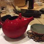 鮨 心白 - こういう酒器で出してくれるのでついつい飲んでしまいます（笑）