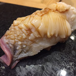 鮨 心白 - とり貝　只管甘いです　美味しいなぁ