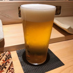 すし岩瀬 - 生麦酒