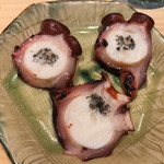 すし岩瀬 - 佐島の蛸　烏賊墨塩