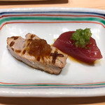 すし岩瀬 - 鰹（炙り・生）