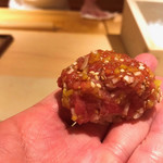 すし岩瀬 - おはぎ（鮪）