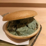 すし岩瀬 - 蓬アイスクリーム