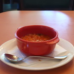 デニーズ - いろいろ野菜とお豆の食べるスープ