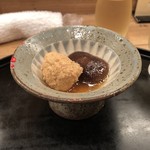 鳥つね自然洞 - お通し