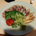 松園 - 鯵 刺身