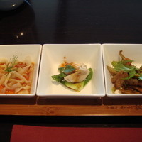 中国菜 老四川 飄香 銀座三越店 - 季節の前菜 ３種