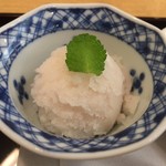 御料理 ひさまつ - デザート 生姜のシャーベット