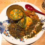 昼かれー ナカハラ - 三種カレー