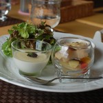 プロヴァンスの日曜日 - 前菜：カリフラワーのムース等