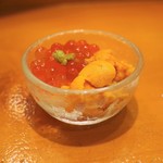 鮨 井上 - 雲丹とイクラ