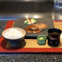 鉄板ダイニング 藤彩 - ハンバーグランチ(デミグラスソース)