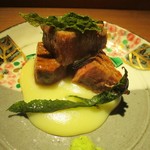 もと井 - 西京漬けにして1日寝かした 三州牛（知多産）のシャトーブリアン。 串をして焼いてあります。 焼き加減も素晴らしい！　　　　　2019.06.01