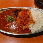 もつ千 - 【前回 2011/12】豚ハラミカレー 大盛 500円