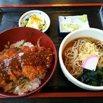 江戸そば丸吉 - かつ丼セット