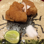 銀座 しのはら - 虎河豚白子フライ