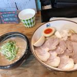 麺や拓 - 濃厚味玉チャーシューつけ麺