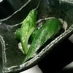 粋仙 - お通し（きゅうり）