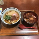 きしめん 平川 - 味噌カツ丼定食