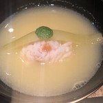 野嵯和 - 鱧入り白味噌のお吸い物