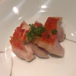 野嵯和 - 金目鯛の炙り 辛子味噌