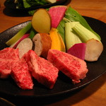 粟 - 陶板焼き　大和牛コース