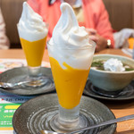 夢庵 - マンゴープリンソフト 399円