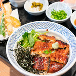 夢庵 - 鰻ひつまむし天ぷら膳 ¥1,899