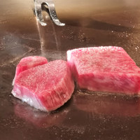 傳火 鉄板焼 - 京都府産牛フィレ肉・香川県産オリーブ牛サーロイン