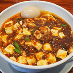 シビレヌードルズ 蝋燭屋 - 麻婆麺2辛 ＋ 味玉