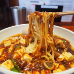 シビレヌードルズ 蝋燭屋 - 麻婆麺2辛（麺）
