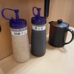 とんかつととろろ膳 かつ麦 - 調味料 2019.4