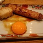 バードコート - 軍鶏卵黄つきの自家製つくね