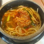 石焼ビビンバ専門店アンニョン - セットの韓ラーメン