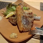 めしや 克元 - ラムチョップ香草焼き980円