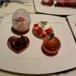 ロビーラウンジ - 苺スイーツ４種類