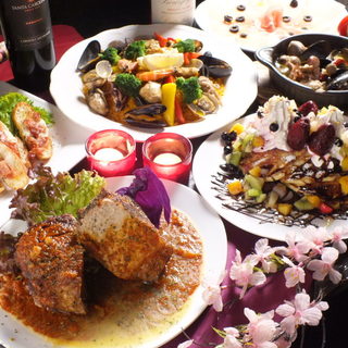 当日予約ok 2 5時間飲み放題付き 女子会なら3時間 パエリア スペイン料理 スパニッシュコース 全10品 4 700円 バルバッコス 池袋西口店 旧店名 カーヴ隠れや 池袋 ダイニングバー 食べログ