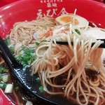 築地　えび金 - 細麺なんです